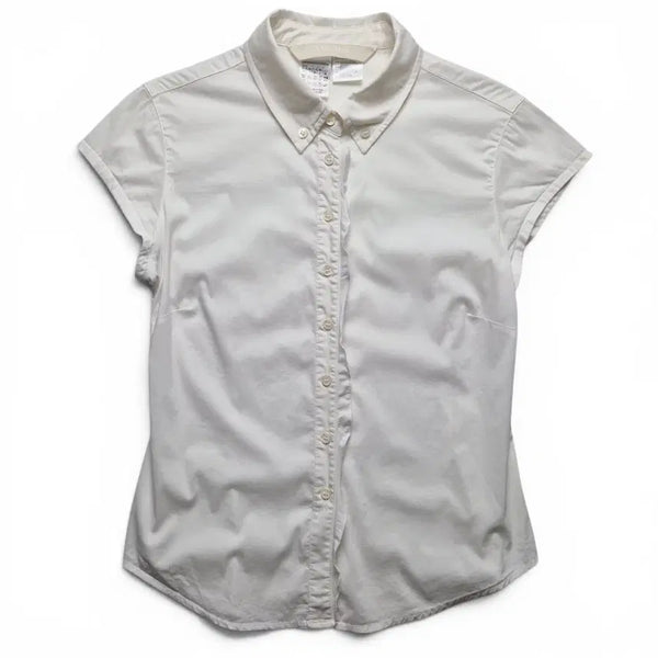 [BUNJANG] Max Mara Short-Sleeve Shirt (Cream White, Size S) / [3일간 20%할인] [S] 막스마라 숏슬리브 셔츠