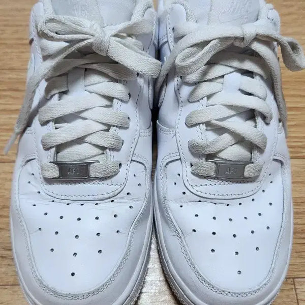 [BUNJANG] Nike Air Force 1 Low All White Sneakers / 나이키 에어포스 1 로우 올백 스니커즈