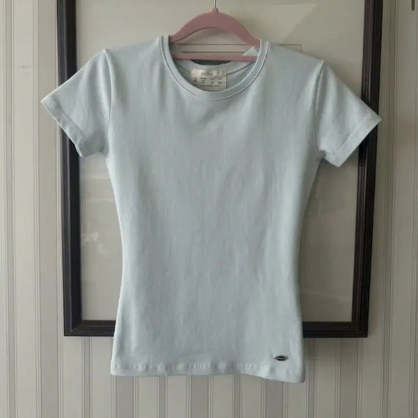 [BUNJANG] Ivoryet Basic Label T-Shirt / 아이보렛 basic label T 1