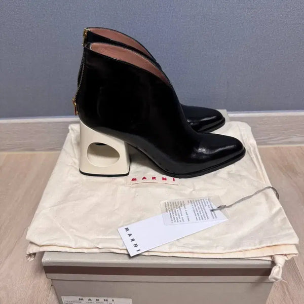 [BUNJANG] Marni Black Ankle Boots Size 39 / 마르니 블랙 앵클 부츠 39 새상품 *정품*