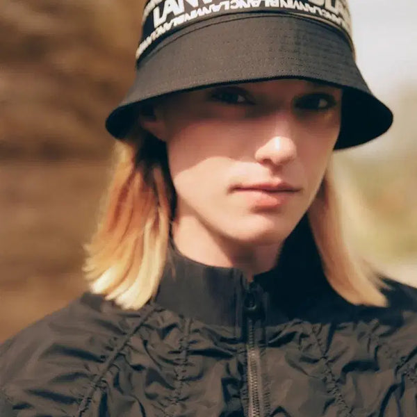[BUNJANG] Lanvin Blanc Ribbon Golf Hat / 랑방 블랑 리본 골프 모자