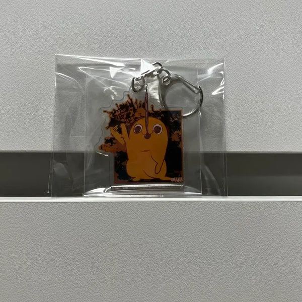 [BUNJANG] Chainsaw Man Pochita Original Art Acrylic Keyring / 체인소맨 (포치타) 원화 아크릴 키링 굿즈