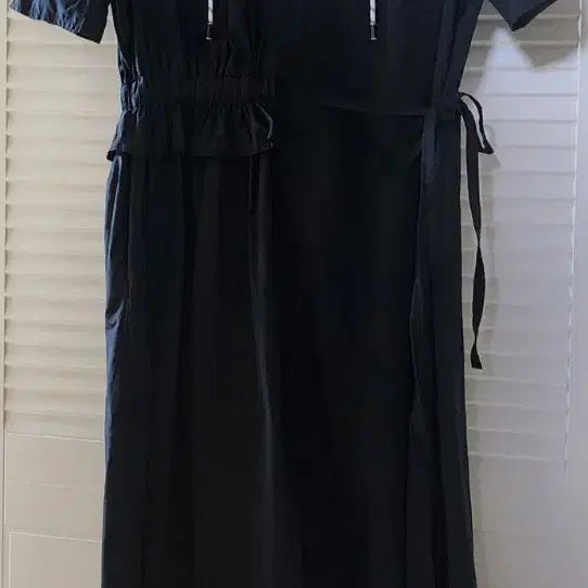 [BUNJANG] Egoist Black Hooded Zip-Up Dress / (에고이스트)후드 집업 원피스 블랙