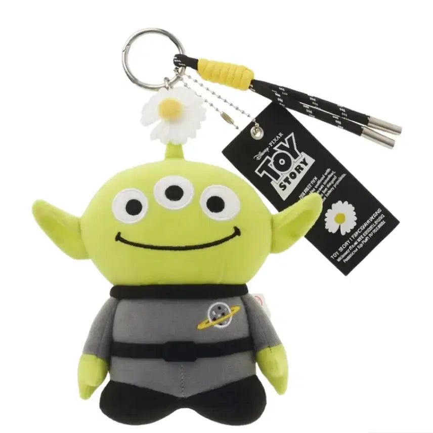 [BUNJANG] Peaceminusone x Toy Story The Firstpan Plush Alien Keyring / 피스마이너스원 x 토이 스토리 더 퍼스트팬 플러시 키링 알린