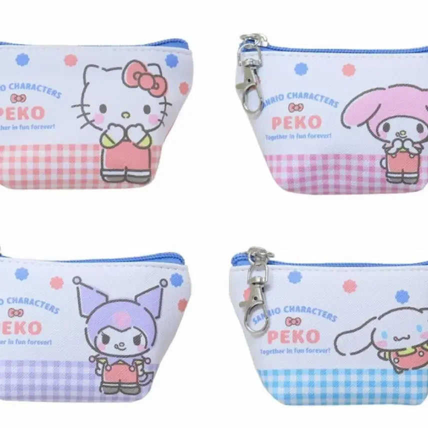 [BUNJANG] Sanrio Kuromi Earphone Mini Pouch / 일본 키링 산리오 캐릭터 파우치 - 쿠로미