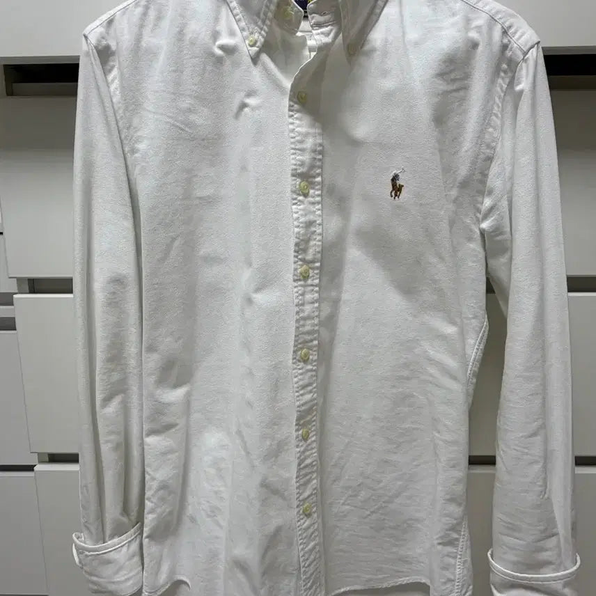 [BUNJANG] Polo Ralph Lauren Oxford Shirt White / 폴로 랄프로렌 옥스포드 셔츠 화이트