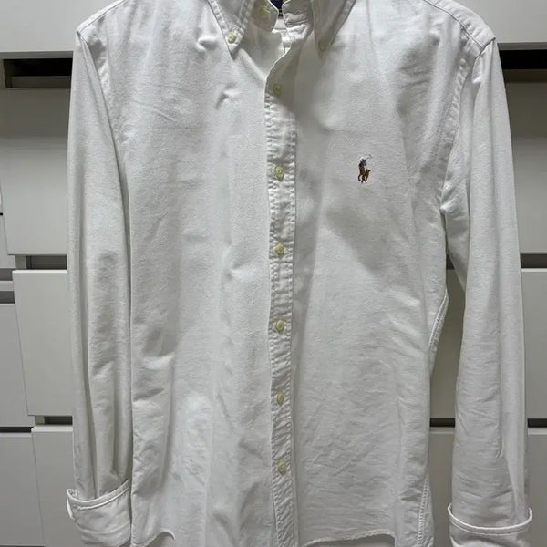 [BUNJANG] Polo Ralph Lauren Oxford Shirt White / 폴로 랄프로렌 옥스포드 셔츠 화이트