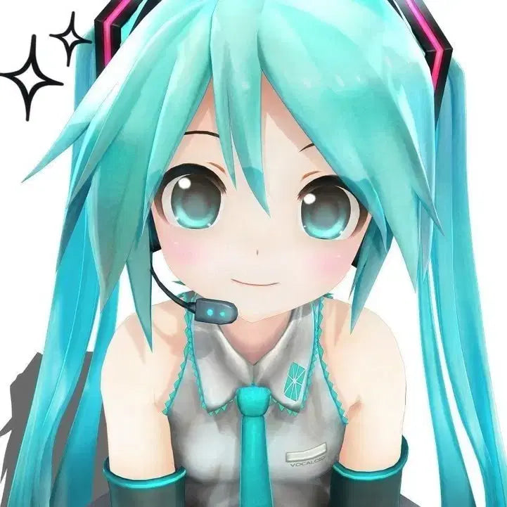 [BUNJANG] Hatsune Miku Basic Outfit Cosplay (Wig NOT Included, Knee Socks Included) / 급전,현물) 하츠네 미쿠 기본 의상 코스프레 (가발X,니삭스O)