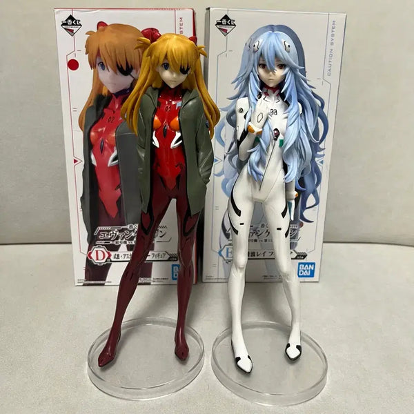 [BUNJANG] Evangelion Ichiban Kuji Prize D Asuka & Prize E Long Hair Rei Figure Bundle Set / 에반게리온 제일복권 D상 아스카 E상 장발레이 일괄