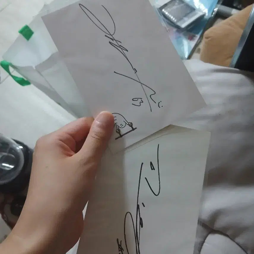 [BUNJANG] Doosan Bears Kim Taek-yeon & Lee Byung-heon Autographed Postcards / 두산베어스 김택연 이병헌 친필싸인