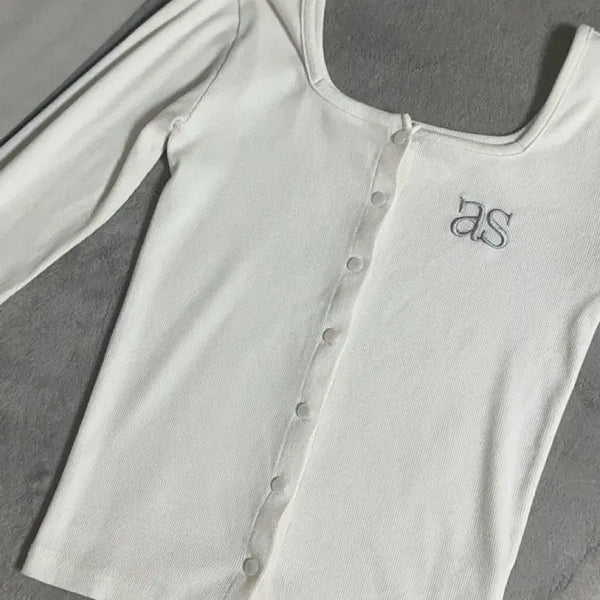 [BUNJANG] AZON Sicily Cardigan White / 애즈온 시실리 가디건 화이트