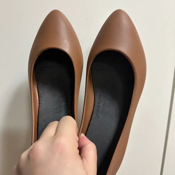 [BUNJANG] Walk & Rest Brown Shoes / 새상품 워크앤레스트 갈색 슈즈