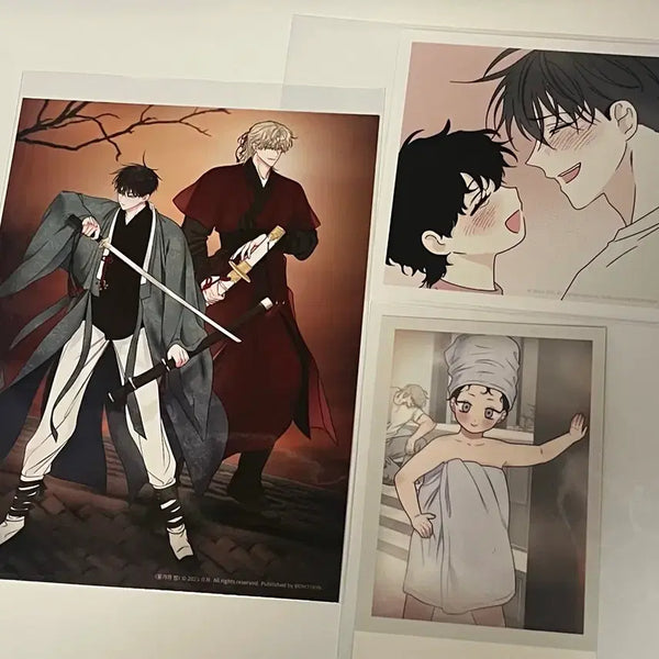 [BUNJANG] Mulgaebam Postcard Set / 물가의밤 엽서 플름