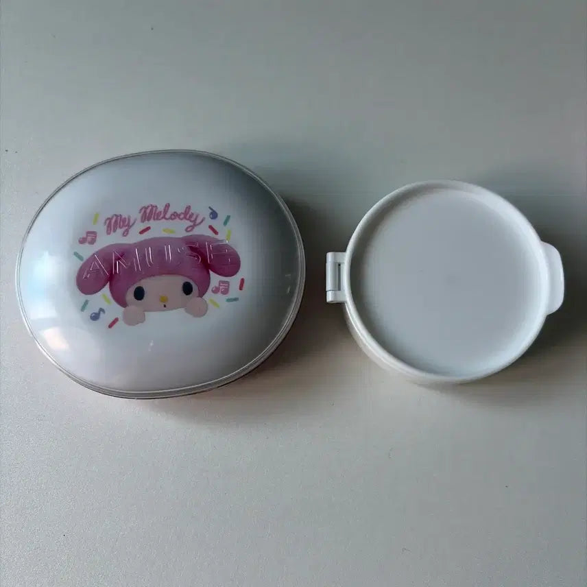 [BUNJANG] Amuse My Melody Ceramic Skin Perfector Cushion 1.5 Natural (Main Product + Refill) / 본품+리필) 어뮤즈 마이멜로디 세라믹 스킨퍼펙터 쿠션 1.5 내추럴