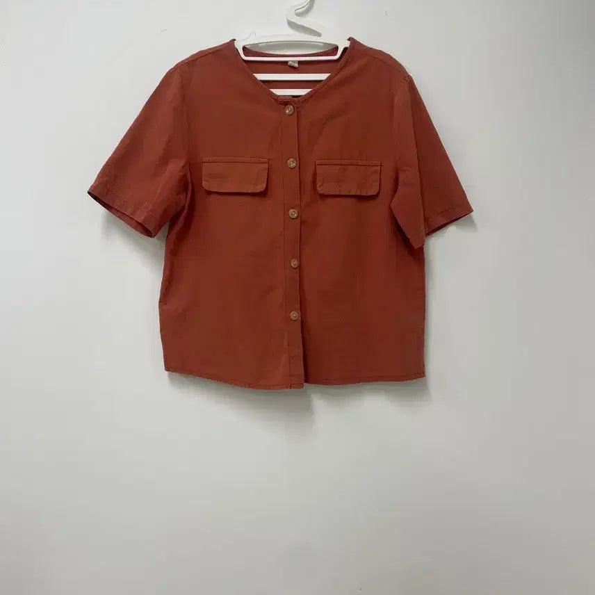 [BUNJANG] Why Not Short Sleeve Blouse Shirt / why not 반팔 셔츠 블라우스