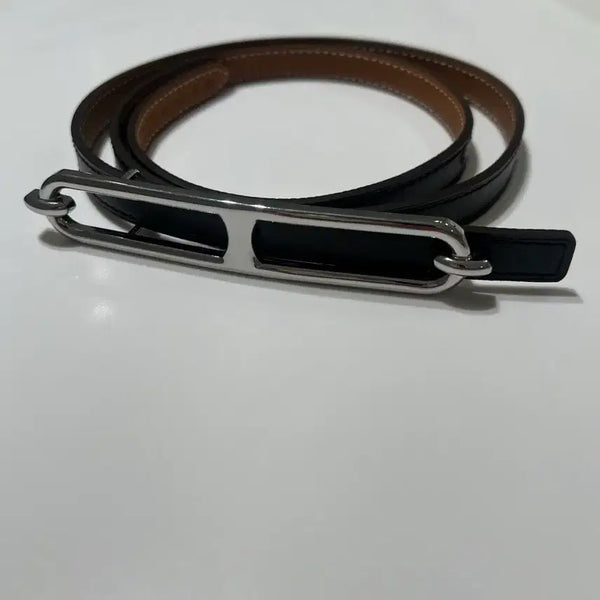 [BUNJANG] Hermes Style Reversible Leather Belt / 소가죽 벨트 에르메스 룰리스 스타일 벨트 양면 벨트 여성 벨트