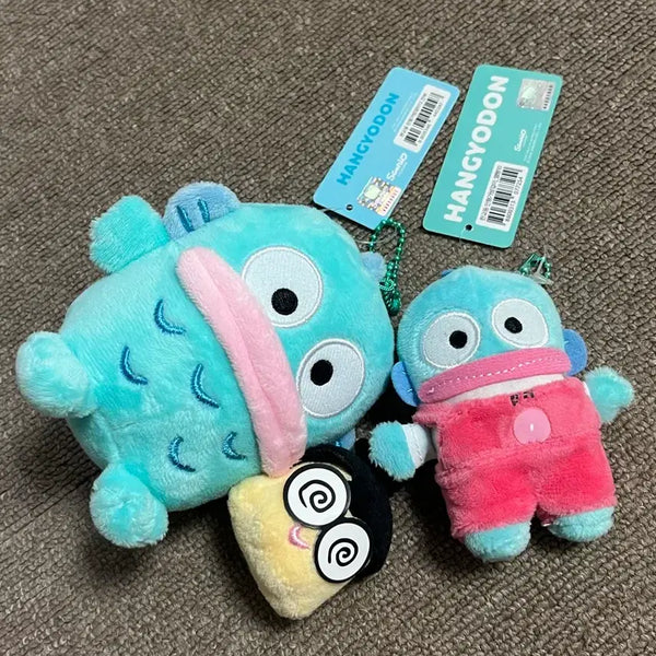 [BUNJANG] Sanrio Official Hangyodon Keyring Plush Set (2 pieces) / 산리오 정품 한교동 키링 인형 2개 세트