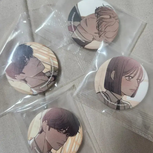 [BUNJANG] Operation Pure Love Baek Do-hwa, Go Eun-hyuk, Shim Su-ae Badge Bundle Set / 작전명순정 백도화, 고은혁, 심수애 뱃지 일괄판매