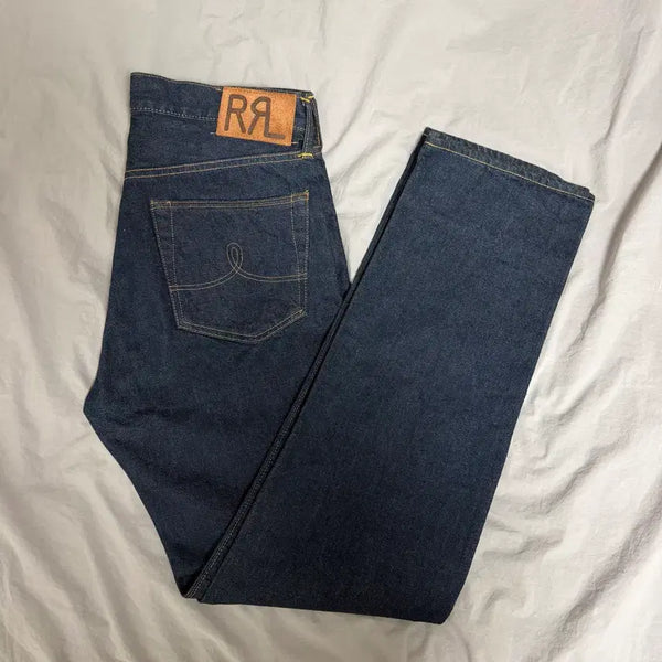 [BUNJANG] RRL Straight Leg Selvedge Denim (32x32) One Wash / RRL 스트레이트 레그 셀비지 원워시 데님 32x32 노수선