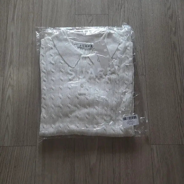 [BUNJANG] Suare Cable Short Sleeve Knit XL Ivory / <새상품> 수아레 케이블 반팔 니트 팝니다