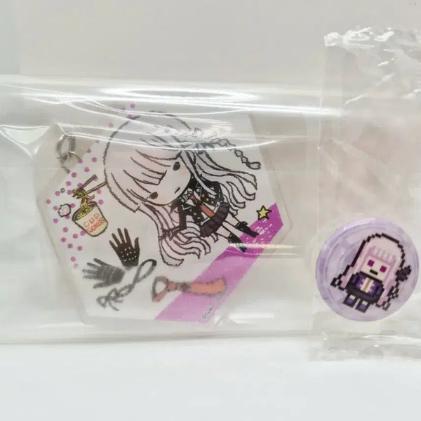 [BUNJANG] GraffArt Acrylic Charm & Dot Can Badge Set - Kyoko Kirigiri (Danganronpa) / [세트] 아크릴 챰 & 도트 캔뱃지 GraffArt 키리기리 쿄코 단간론파