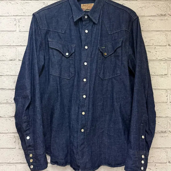 [BUNJANG] Sugar Cane Western Denim Shirt Size L / 슈가케인 웨스턴 데님 셔츠 L사이즈