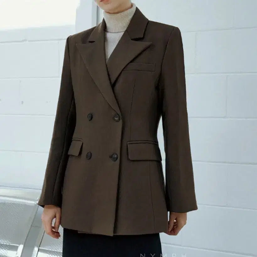 [BUNJANG] Nymph Double Button Wool Jacket Black / 님프 nymph jackpot jacket 더블 버튼 울자켓 /블랙