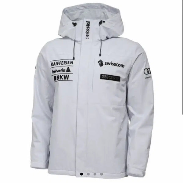 [BUNJANG] Descente Swiss Ski White Ski Jacket / 데상트 스위스스키 흰색 스키복 자켓