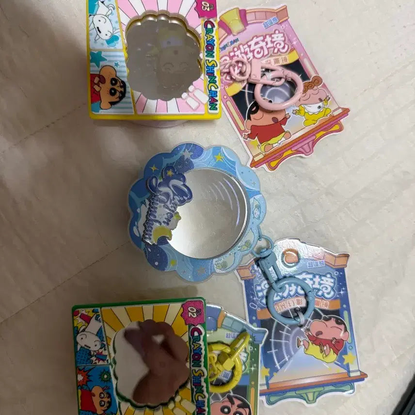 [BUNJANG] Crayon Shin-chan Keyring 3-Set / 짱구는못말려 크레용신짱 키링 3종 세트