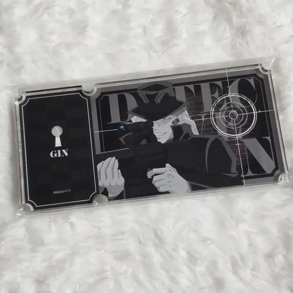 [BUNJANG] Detective Conan "Black Organization" "Paint Rack Ticket" Style Acrylic Block (Sealed) / (미개봉) 명탐정코난 진 페인트랙 티켓풍 아크릴 블록 검은조직