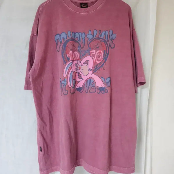 [BUNJANG] Compagno Pigment Short-Sleeve T-Shirt Dusty Pink / 꼼파뇨 CPGN STUDIO 더스트핑크 피그먼트 반팔티