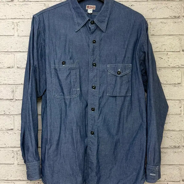[BUNJANG] Militora LOT208 Chambray Shirt XL / 밀리토라 LOT208 샴브레이 셔츠 XL사이즈