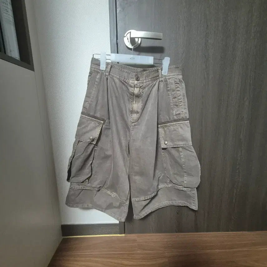 [BUNJANG] Velier Road Trip Cargo Bermuda Pants (Dyed Brown) / 벨리에 로드 트립 카고 버뮤다팬츠(다이드 브라운)-28