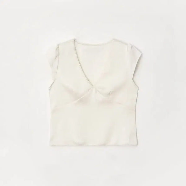 [BUNJANG] Seer Vanilla Satin Blouse Ivory / seer 씨어 vanilla satin blouse 아이보리