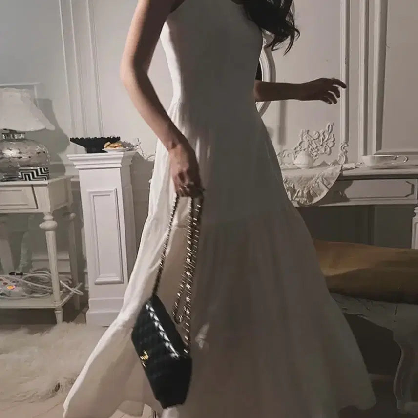 [BUNJANG] Jooloog Ruffle Tiered Maxi Dress / 줄로그 캉캉 롱 원피스