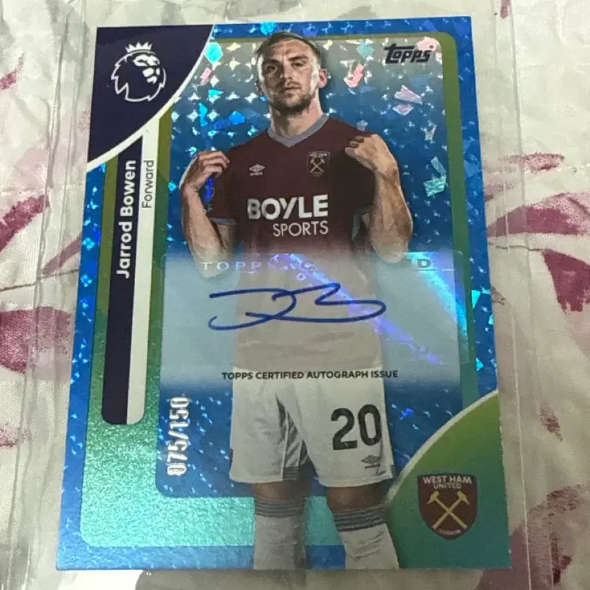 [BUNJANG] Jared Bowen Signed Card / 제러드 보웬 싸인카드(흥정 받습니다.)
