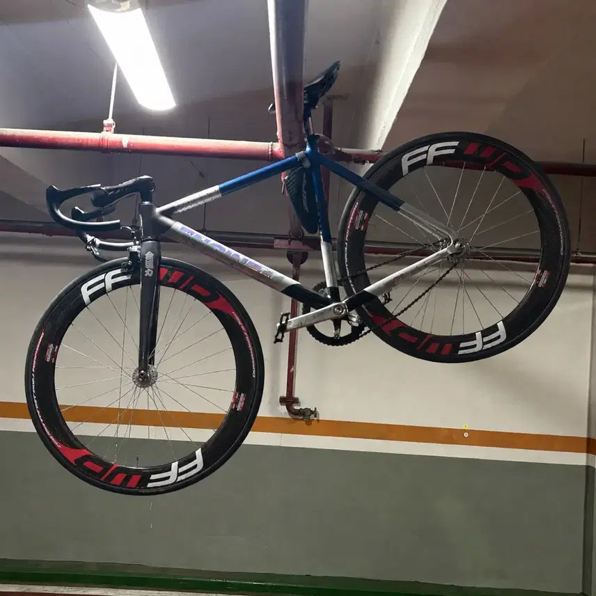 [BUNJANG] Metal Blue Chameleon Decal Fixed Gear Bicycle - Size S / 메탈블루 판/대( 글 필독!! )
