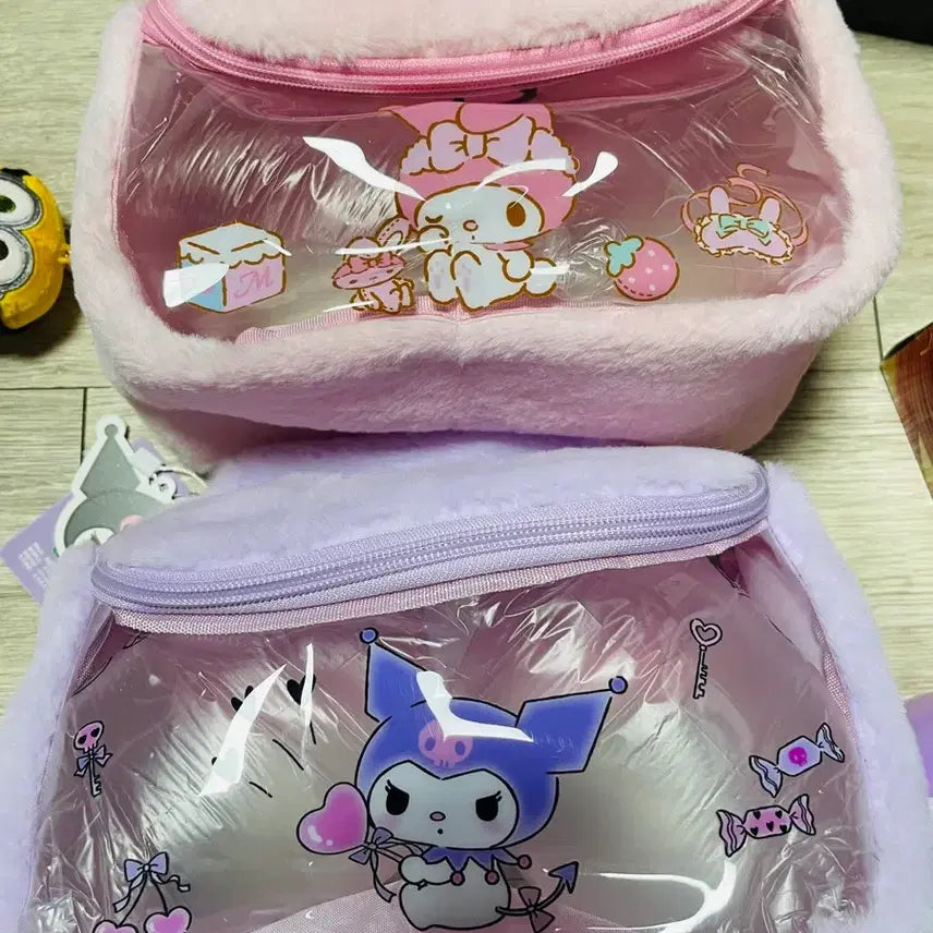 [BUNJANG] Sanrio Characters Pouch Pink/Lavender / 산리오 캐릭터 파우치 핑크/라벤더 개당가격