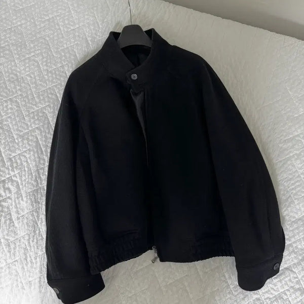[BUNJANG] MMGR Harrington Jacket Black / [48] 마마가리 해링턴 블랙