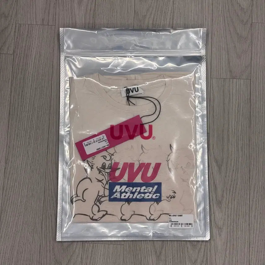 [BUNJANG] UVU x Mental Athletic T-Shirt / [L] UVU x Mental Athletic T-Shirt 새상품