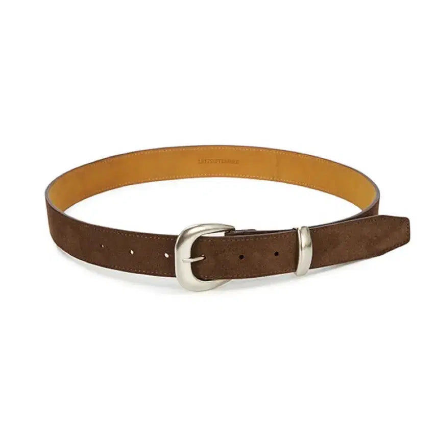 [BUNJANG] L' szeptember Western Suede Belt Brown / 르셉템버 웨스턴 벨트 WESTERN SUEDE BELT BROWN