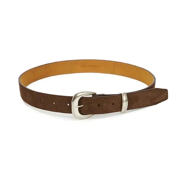 [BUNJANG] L' szeptember Western Suede Belt Brown / 르셉템버 웨스턴 벨트 WESTERN SUEDE BELT BROWN