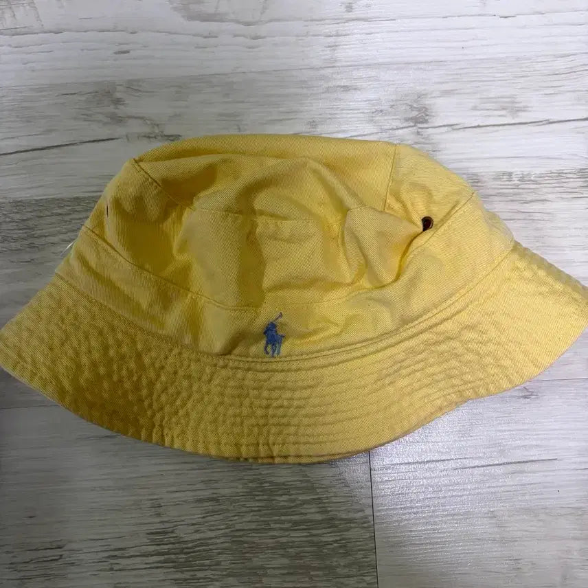[BUNJANG] Polo Ralph Lauren Yellow Cotton Bucket Hat / [L] 폴로 랄프로렌 옐로우 버킷햇