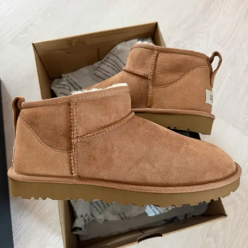 [BUNJANG] UGG Mini Chestnut Boots / [270] UGG 어그 부츠 미니 체스트넛