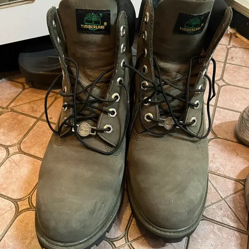 [BUNJANG] Timberland 6-Inch Olive Boots 280 / 팀버랜드 6인치 올리브 280