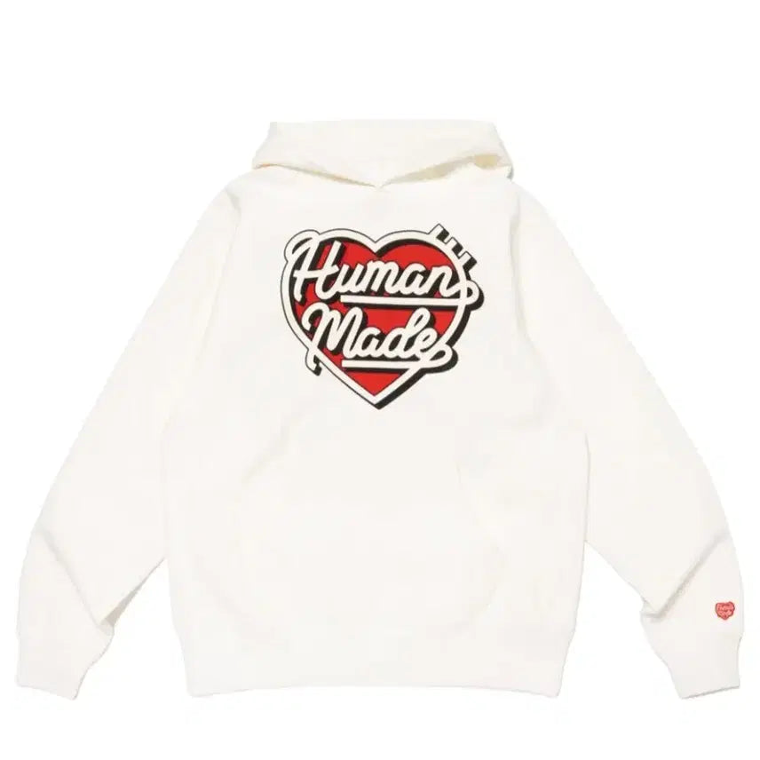 [BUNJANG] Human Made Heavyweight Hoodie White XL / 휴먼 메이드 헤비웨이트 후드 화이트 XL사이즈