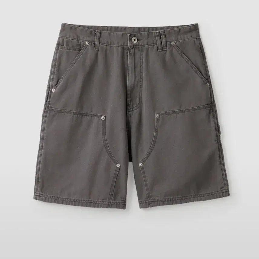 [BUNJANG] COOR Washed Double Knee Carpenter Work Shorts M / 쿠어 워시드 더블니 카펜터 워크 쇼츠 M