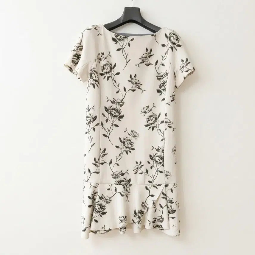 [BUNJANG] Zara Basic Neoprene Floral Dress XS / 자라 베이직 네오프렌 플로럴 원피스 XS