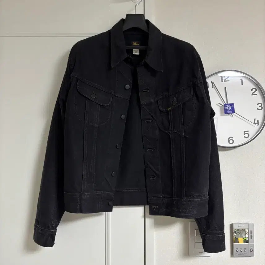 [BUNJANG] RRL Double RL Black Denim Jacket / RRL 더블알엘 블랙 데님 자켓 (m)