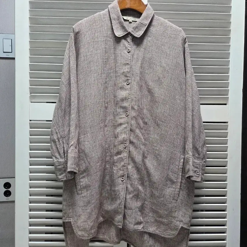 [BUNJANG] A HILO 100% Linen Shirt Jacket / A HILO  아일로  린넨100 셔츠형 자켓